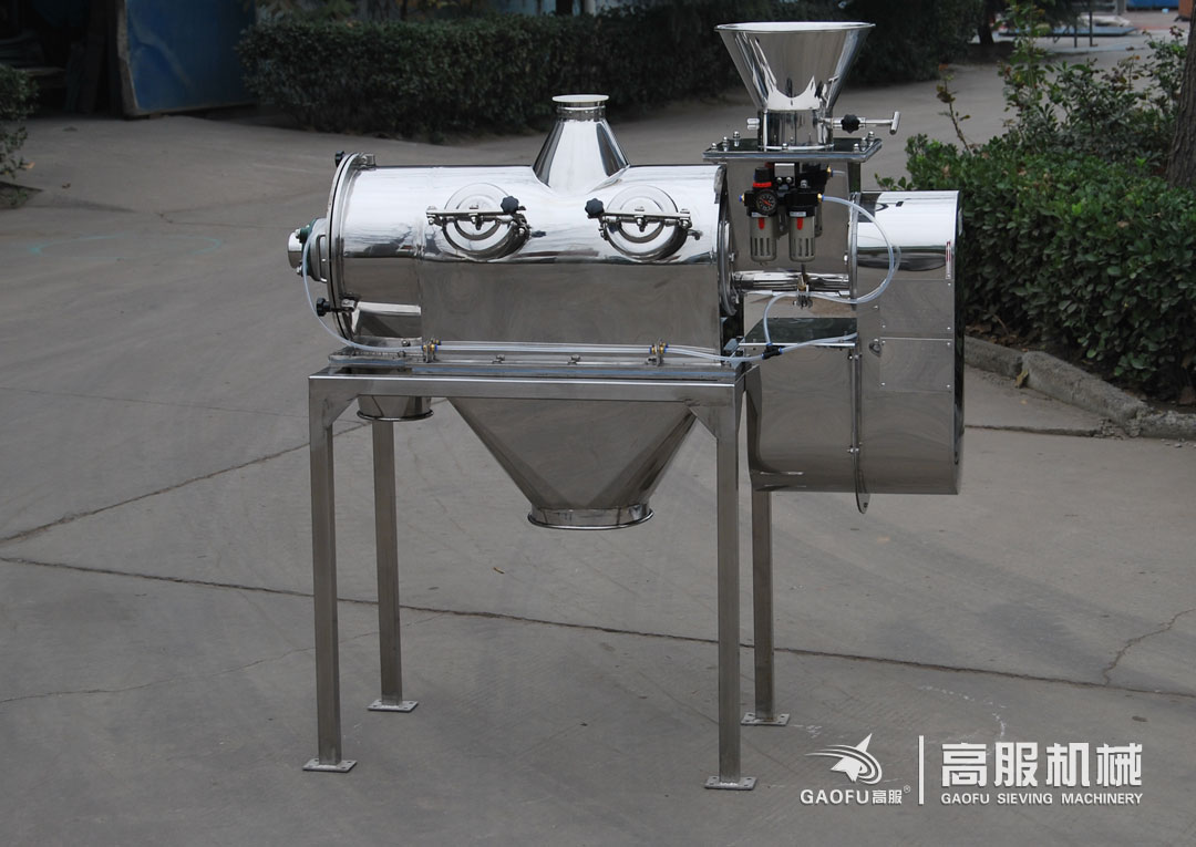 卧式气流筛针对轻质氧化镁筛分参数具体参数分享