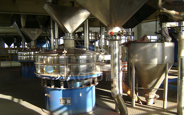 合金粉筛分现场 合金粉筛分现场